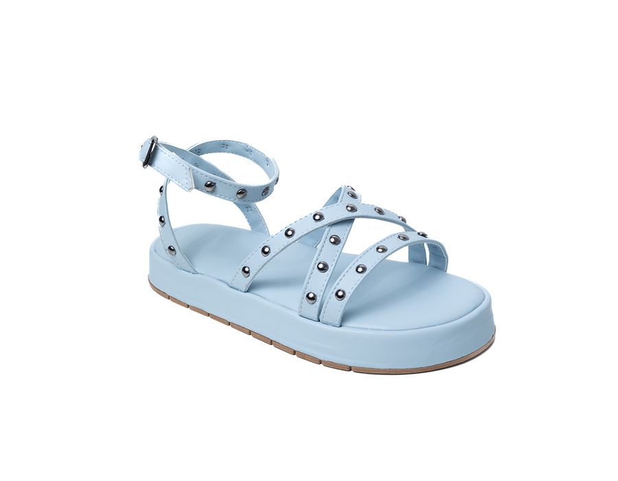 Sandália Flatform Vanessa Azul Bebê | KUENTO SHOES