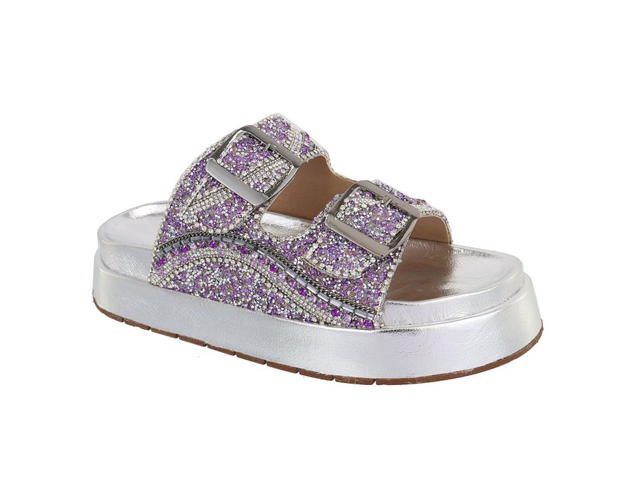 Flatform Aurora Lilás | KUENTO SHOES